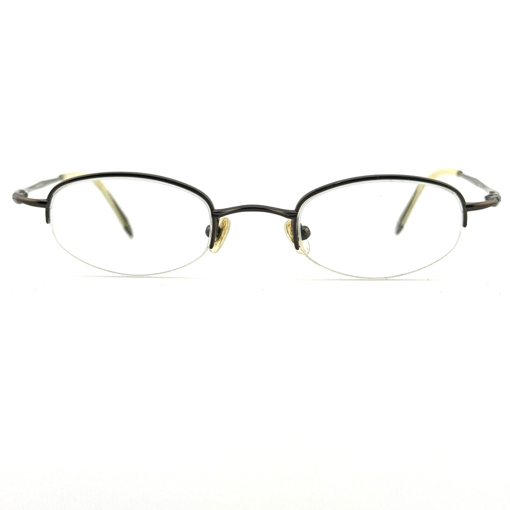 MODO Saki Mod.645 Col.CHO‎ Eyeglasses Frames Brown Half Rim Round H13247